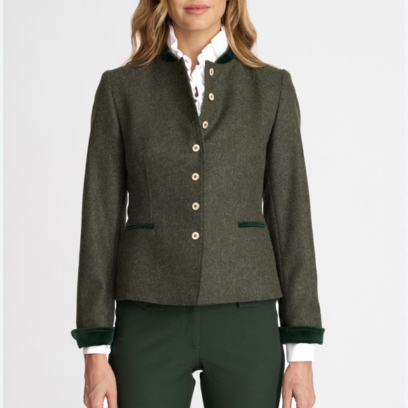 Lodenfrey Trachten Jacket Loden Wool Traditional Alpine Bavaria 40 Blazer - Picture 14 of 14